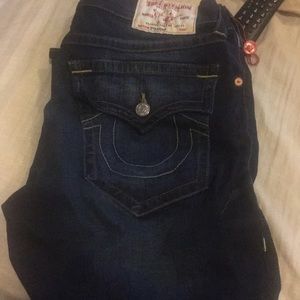 true religion size 36 straight leg worn 1 time